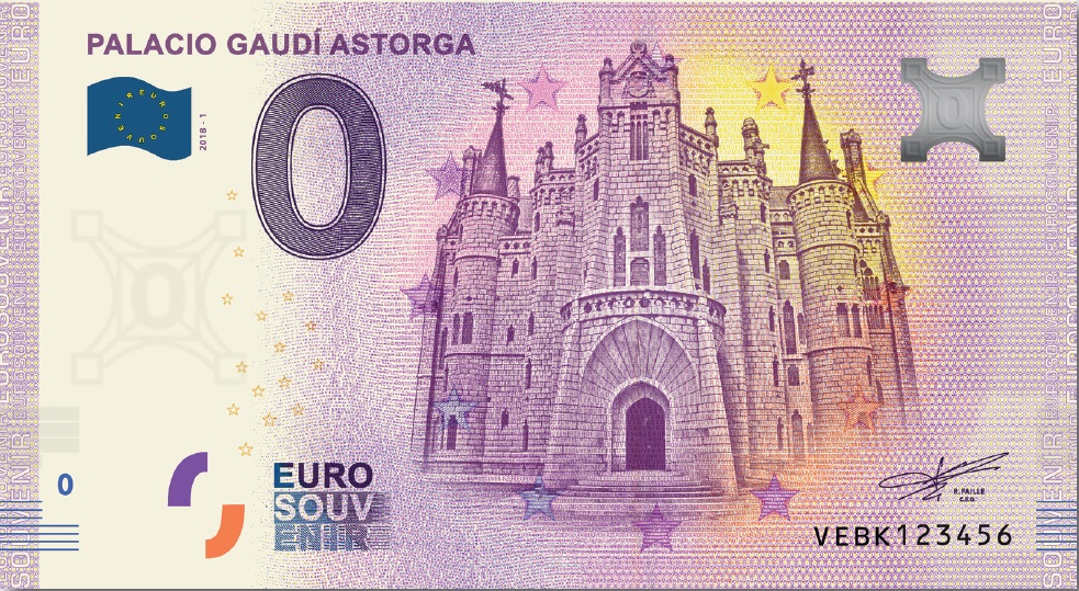 Gaudi’s Palace joins O € collection banknotes