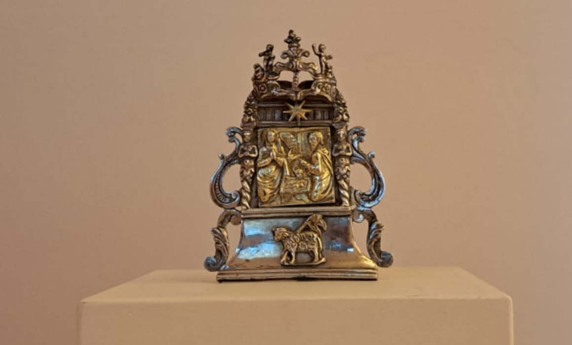 Un portapaz de plata del siglo XVII, Pieza del Mes este diciembre